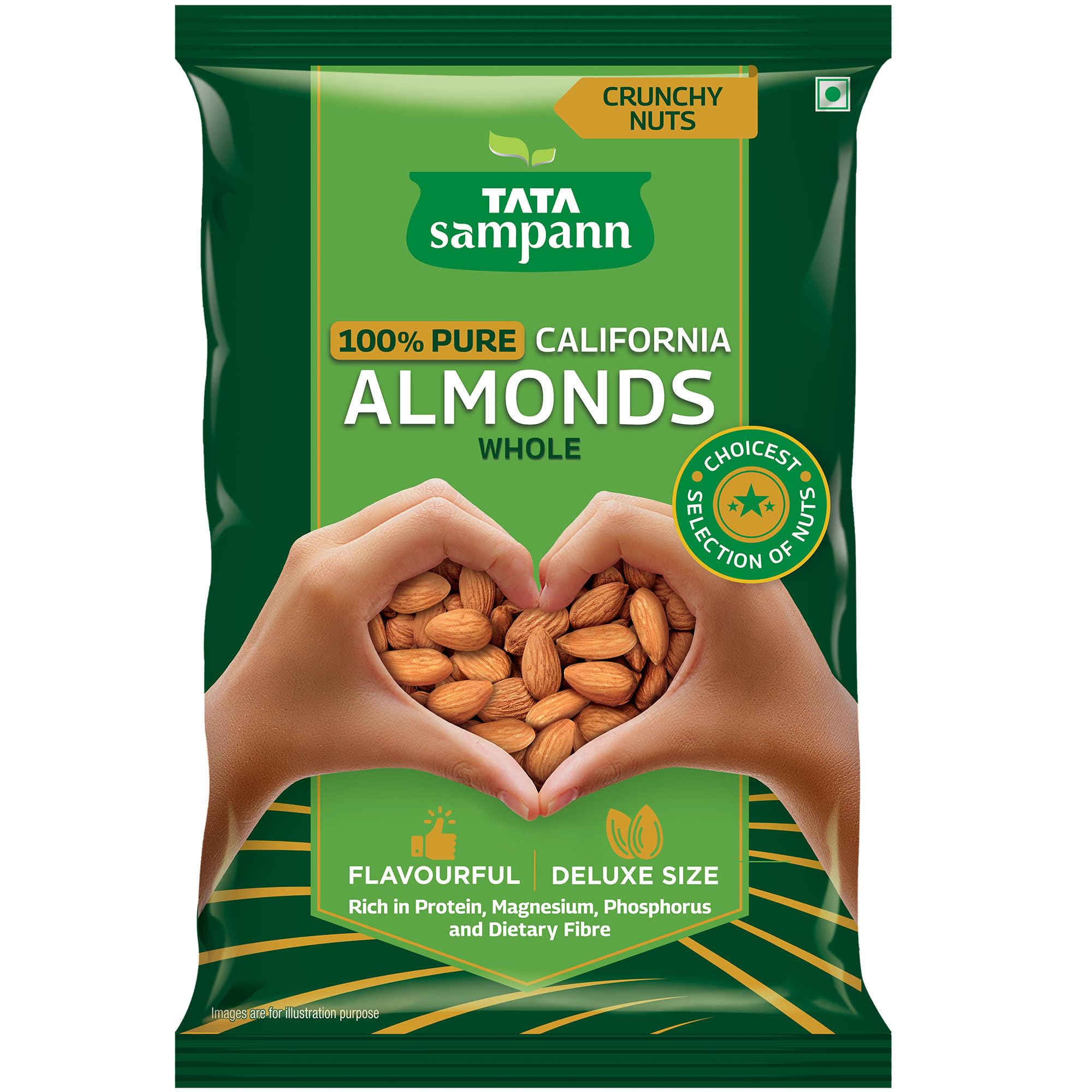 Tata Sampann Pure California Almonds Whole