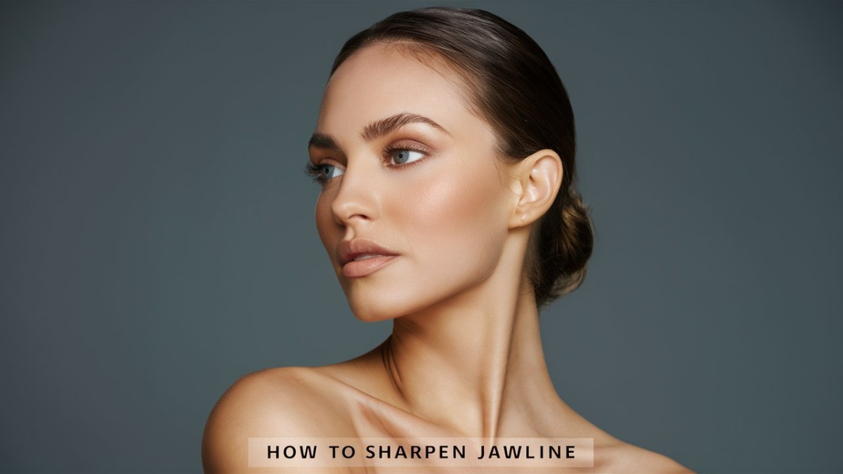 This is an image for topic How To Sharpen Your Jawline? Tips to reduce your double chin