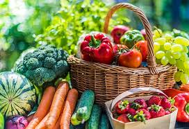 Fresh fruits and vegetables 