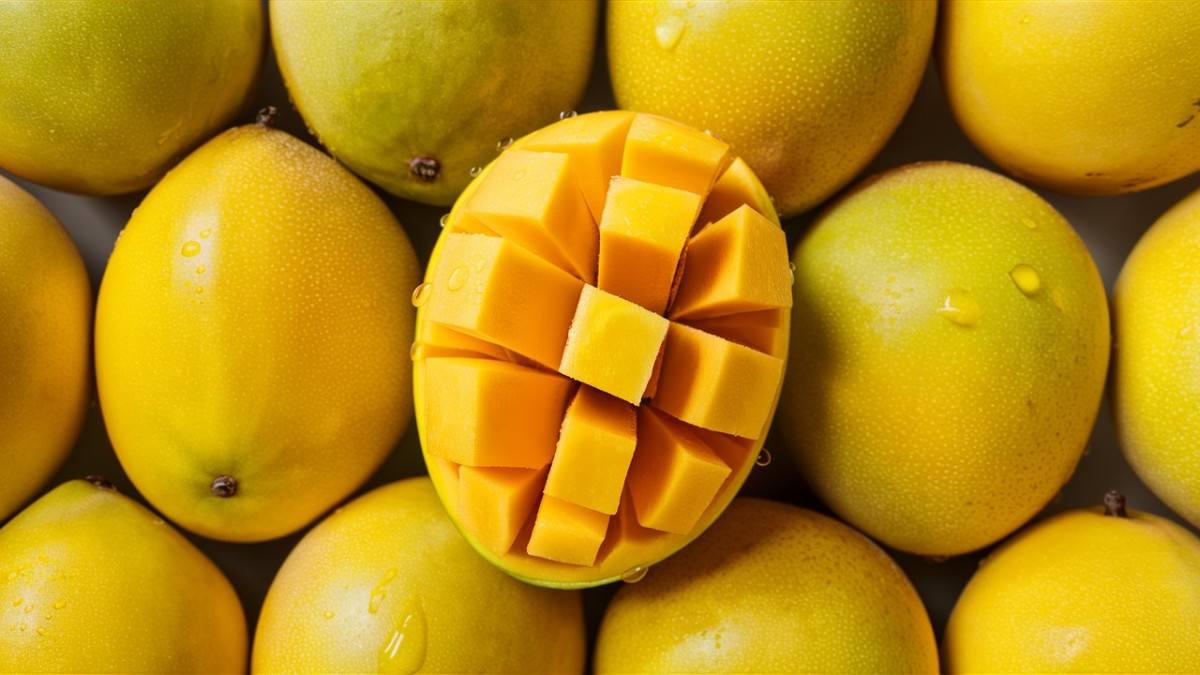 This is an image for topic Alphonso mangoes: Nutrition, Health Benefits, and Side Effects