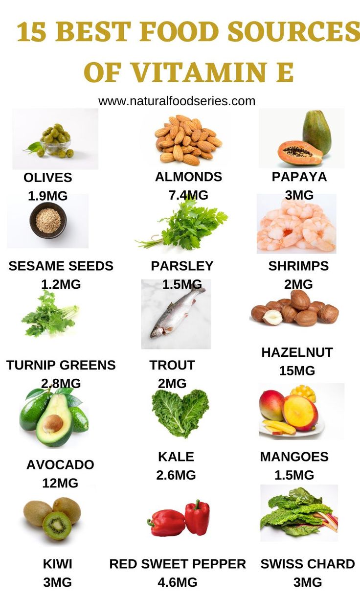 Vitamin E foods