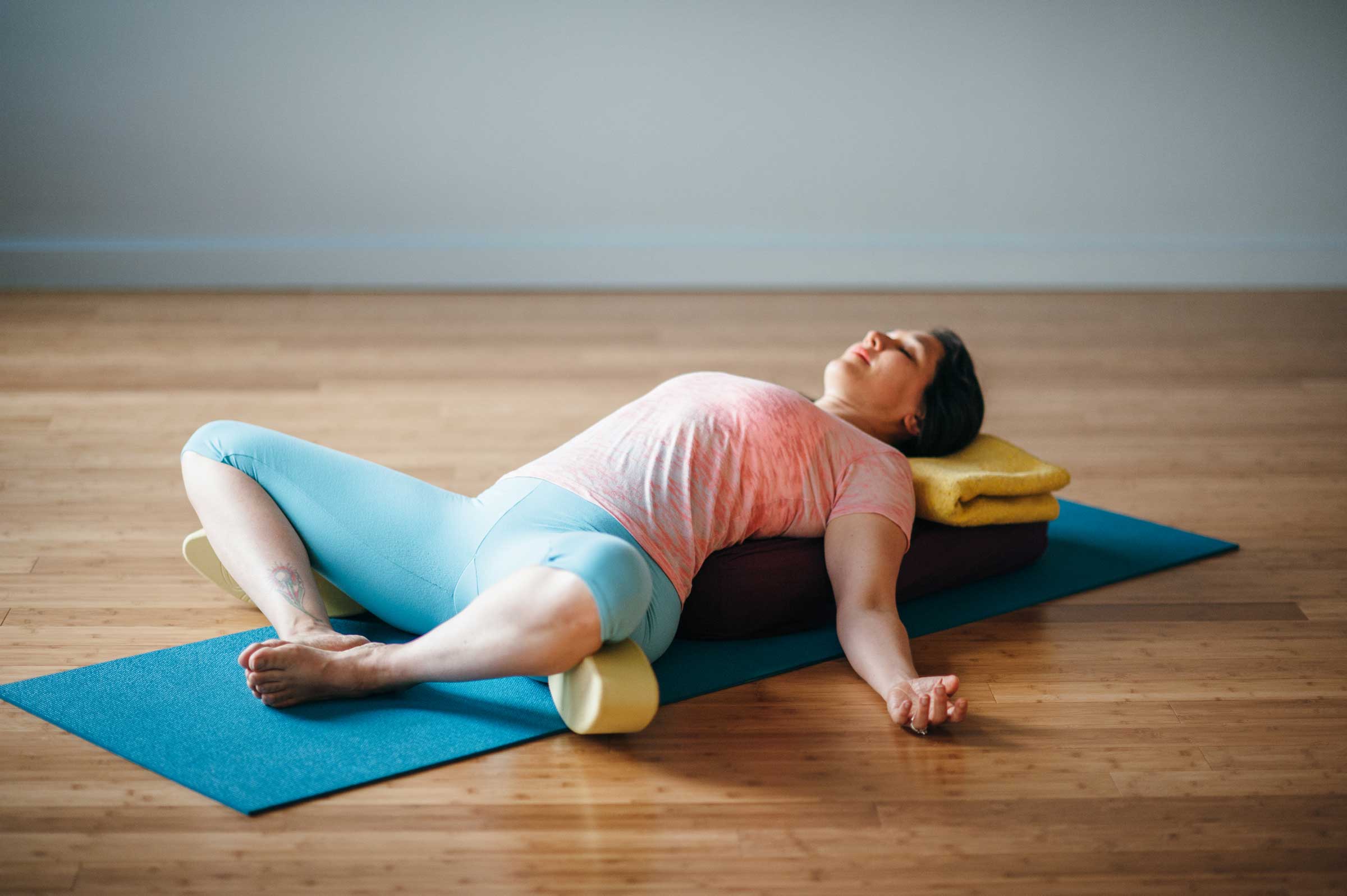 supta baddha konasana