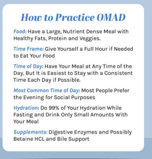 OMAD diet tips