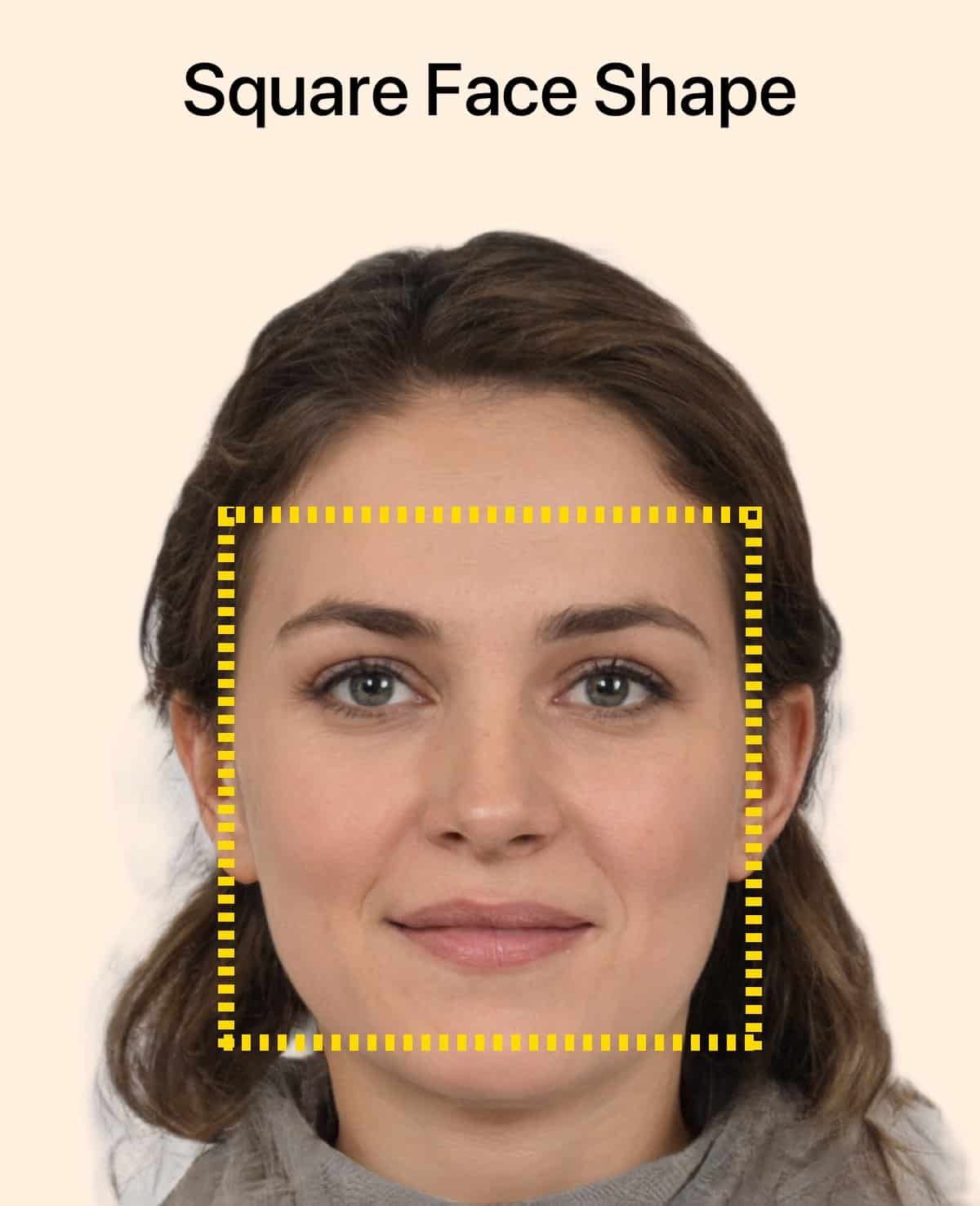 Square face shape