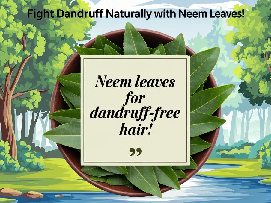 Neem leaves in hair care