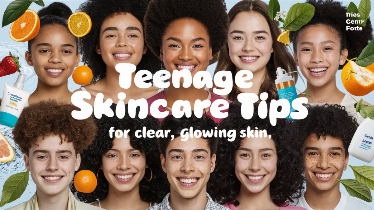 This is an image for topic Teenage Skincare Tips for Clear, Glowing Skin