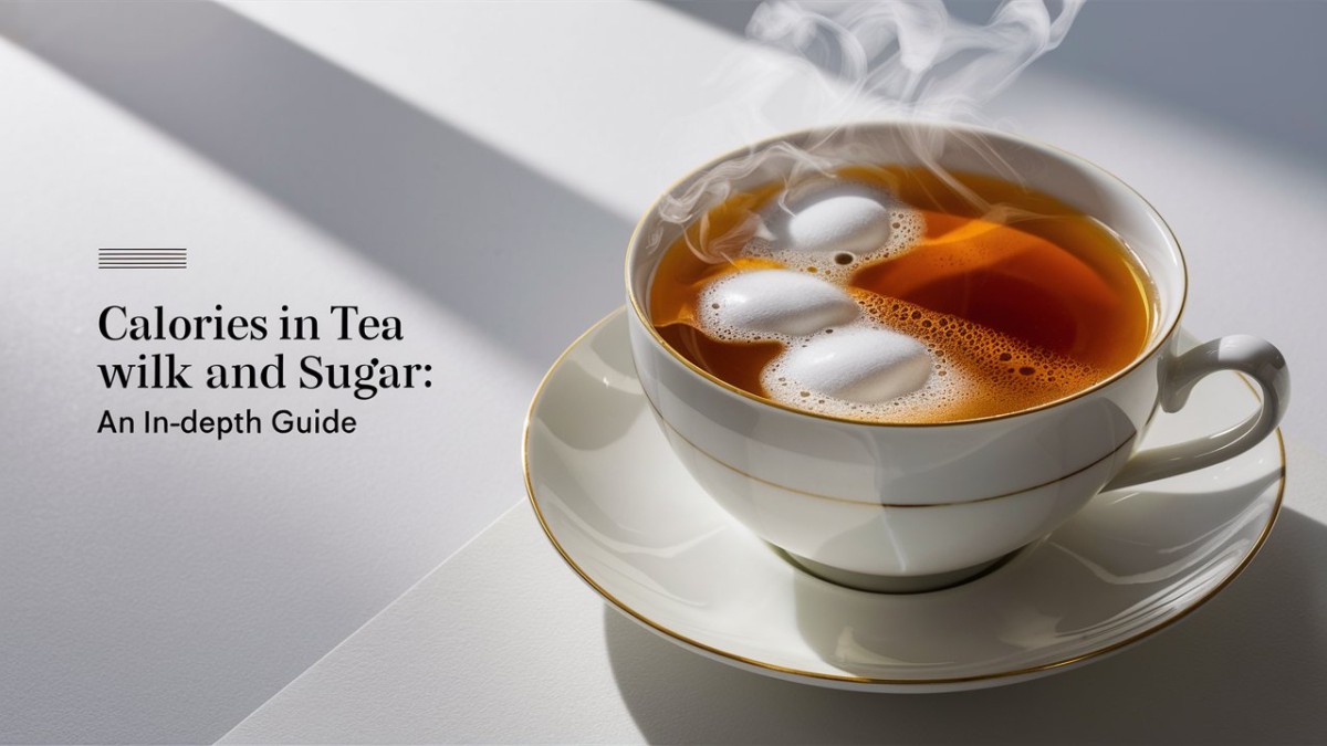 This is an image for topic Calories in Tea with Milk and Sugar: An In-Depth Guide