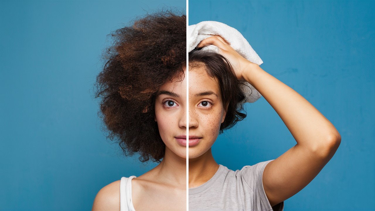 Over-washing hair leads to hairfall