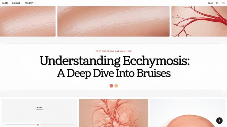 Understanding Ecchymosis: A Deep Dive into Bruises