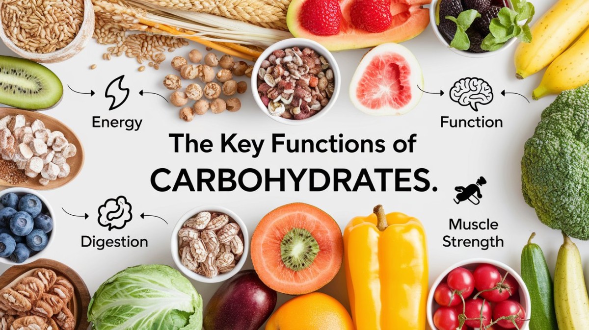 This is an image for topic The Key Functions of Carbohydrates