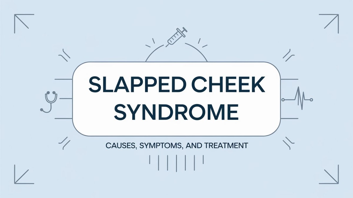 This is an image for topic Slapped Cheek Syndrome: Causes, Symptoms, and Treatment