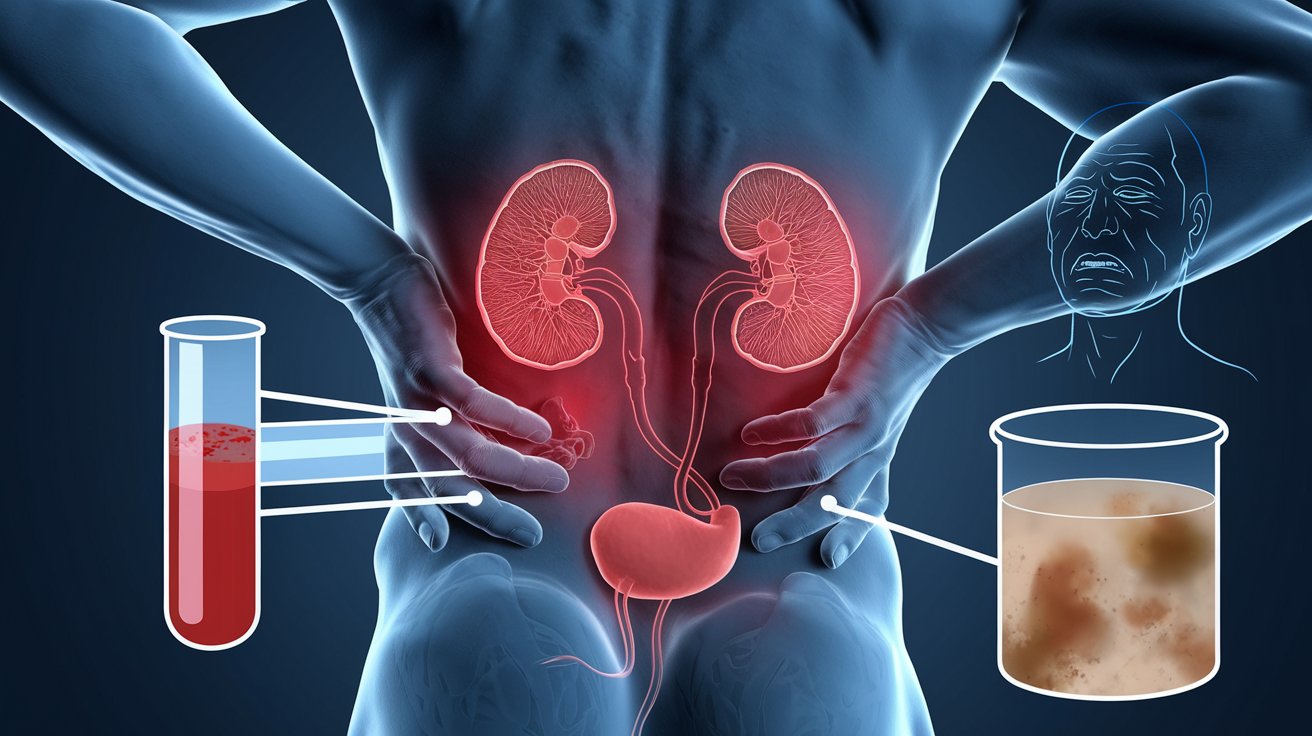 Signs to identify kidney stone discomfort.