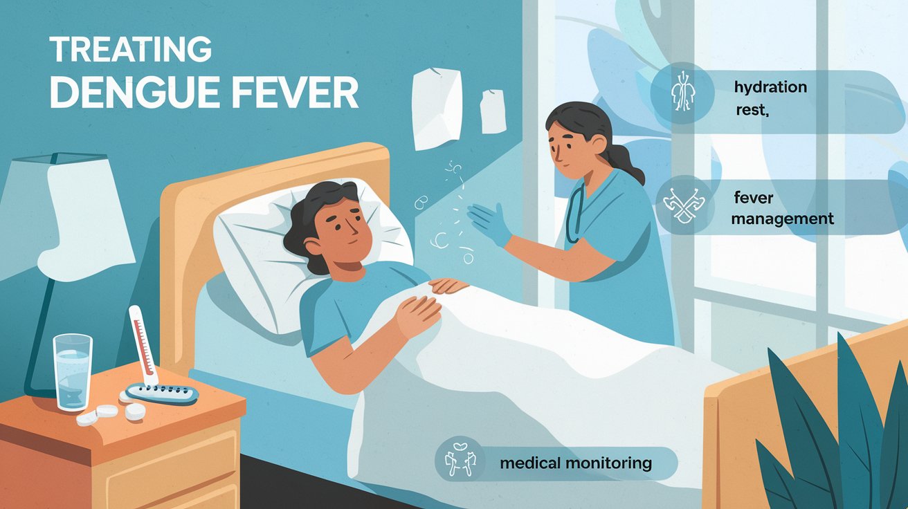 Rest, hydrate, and manage fever safely