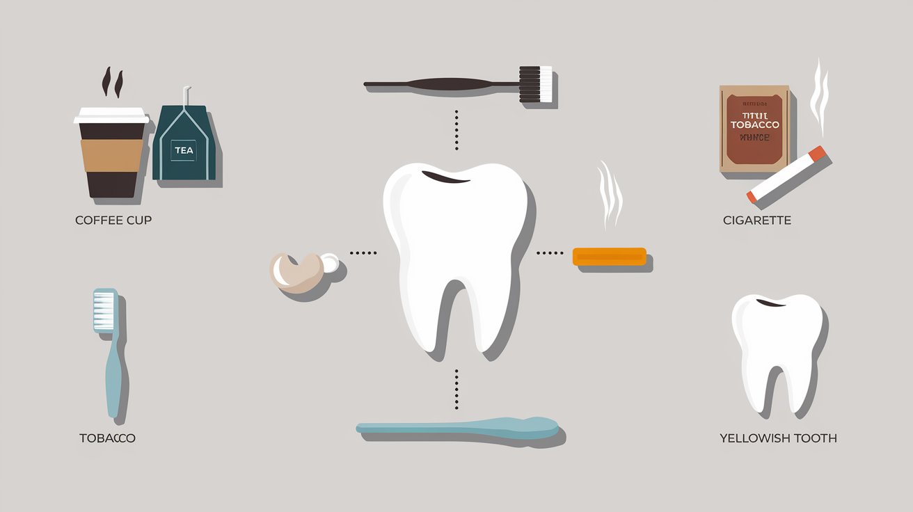 Recognize signs of discoloration needing dental attention.