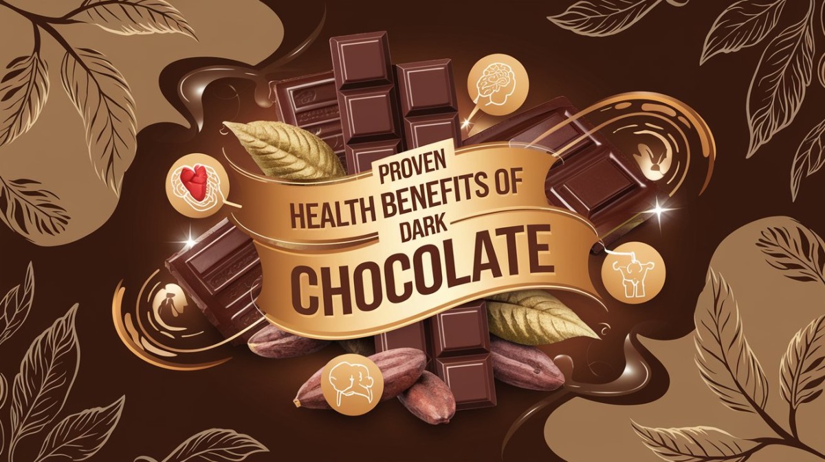 This is an image for topic Proven Health Benefits of Dark Chocolate