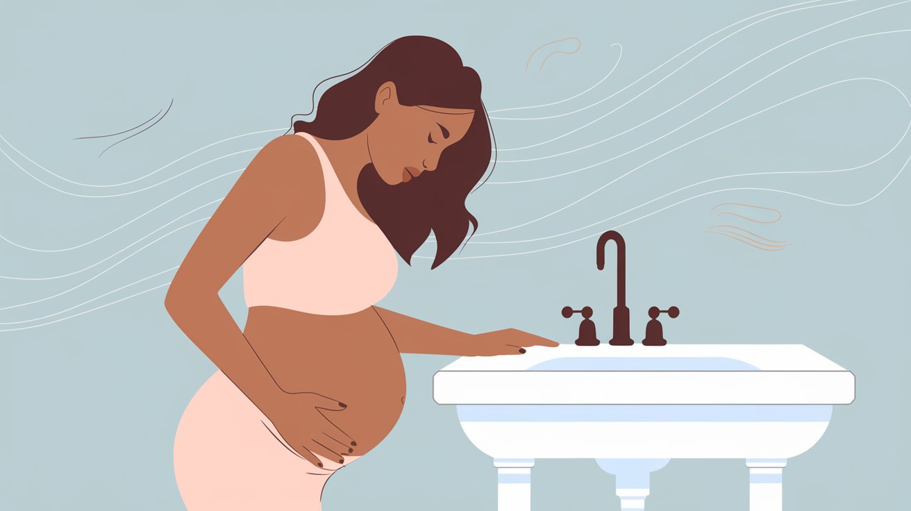 Morning sickness, a frequent companion