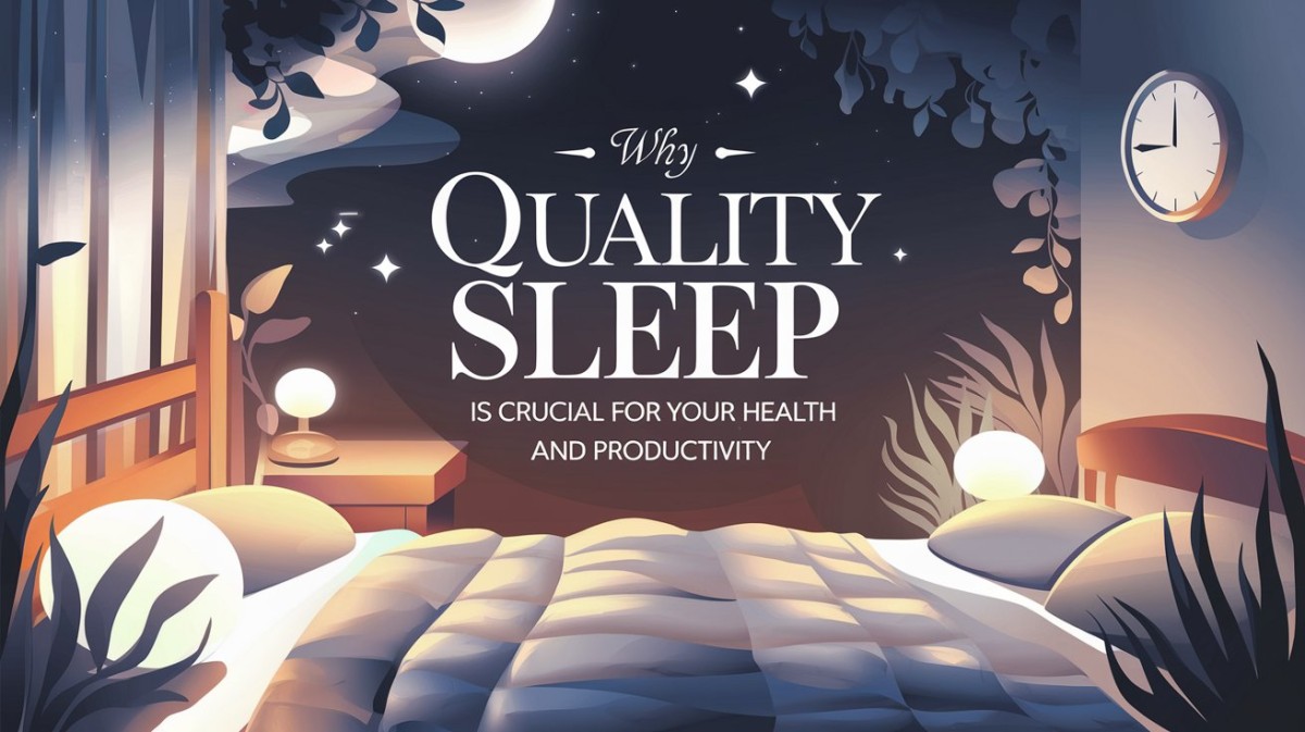 This is an image for topic Why Quality Sleep is Crucial for Your Health and Productivity