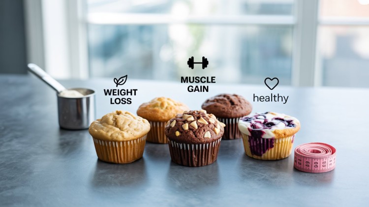 Protein Muffin Recipes for Weight Loss, Muscle Gain, and More
