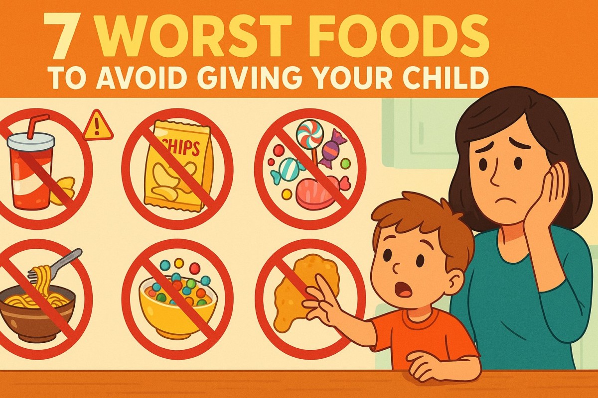 This is an image for topic 7 Worst Foods to Avoid Giving Your Child