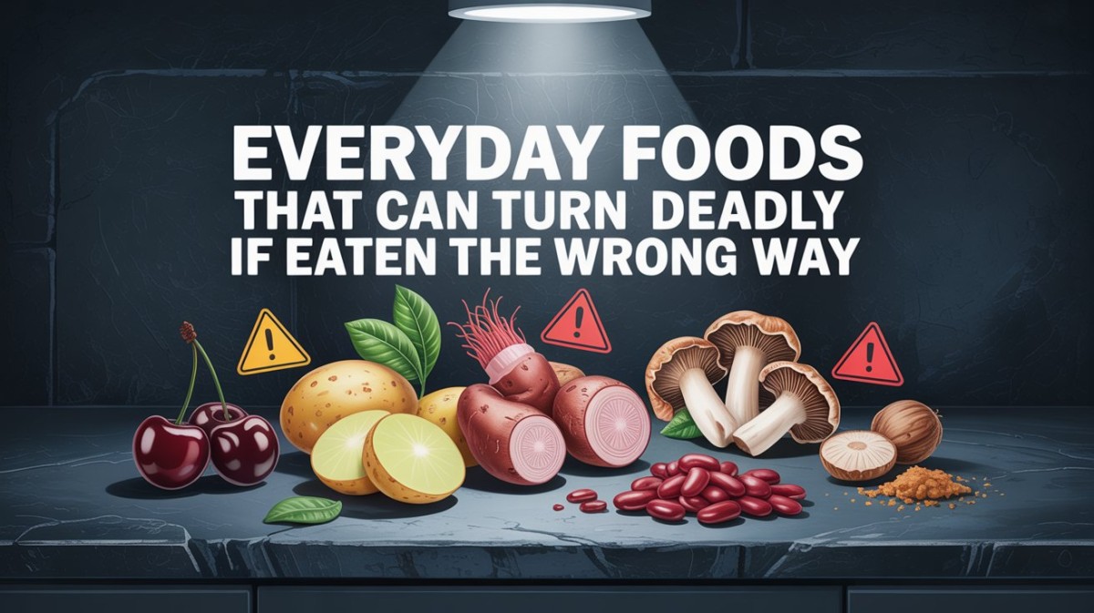 This is an image for topic Everyday Foods That Can Turn Deadly If Eaten the Wrong Way