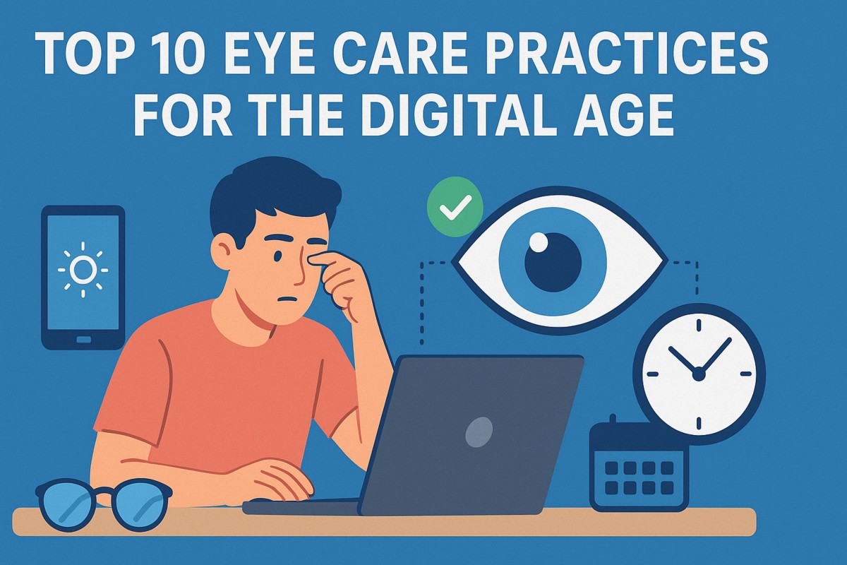 This is an image for topic Top 10 Eye Care Practices for the Digital Age