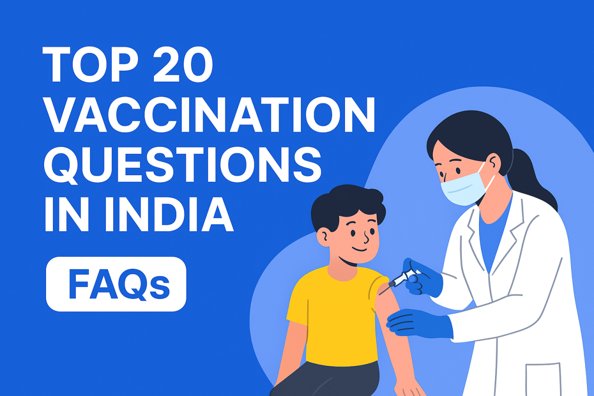 This is an image for topic Top 20 Vaccination Questions in India – FAQs
