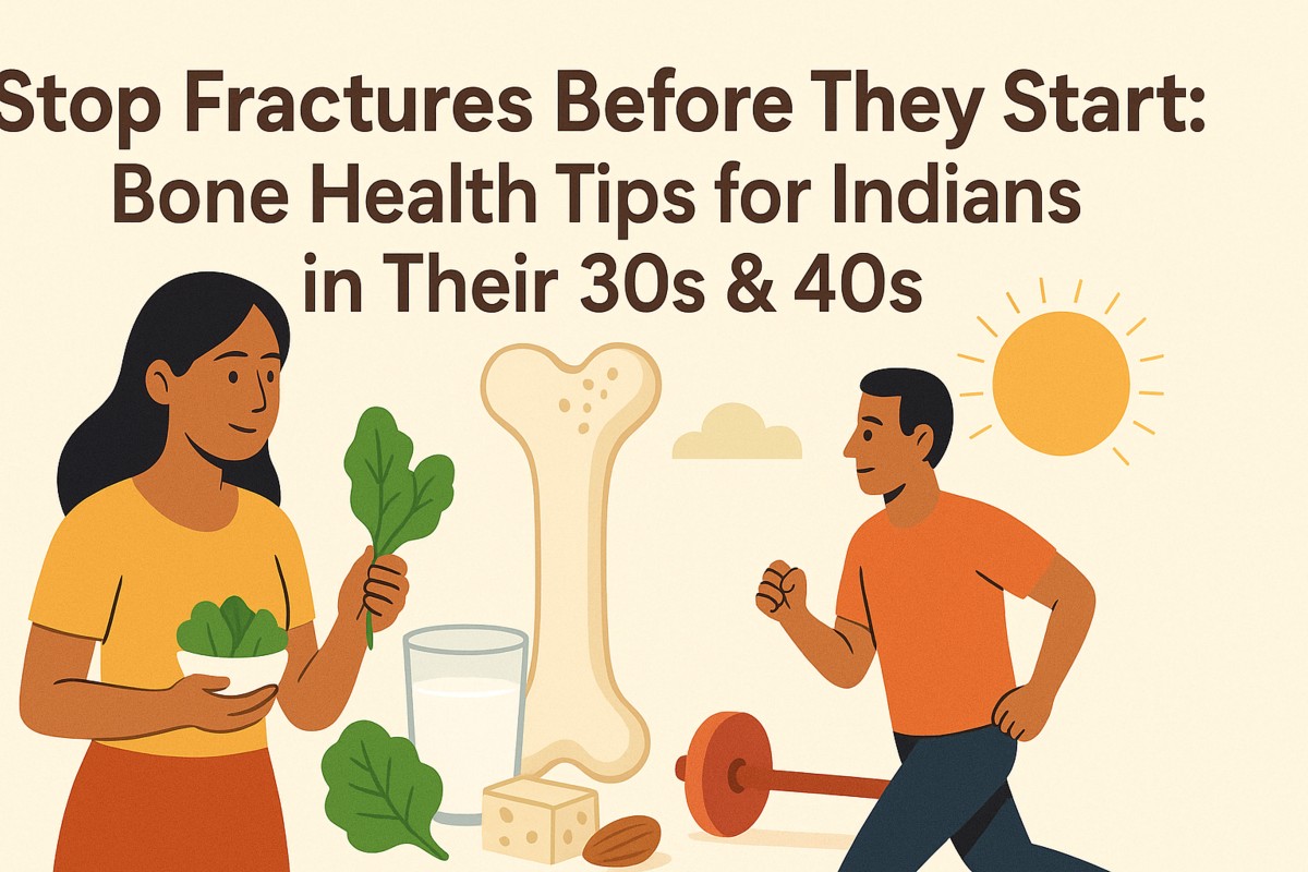 This is an image for topic Stop Fractures Before They Start: Bone Health Tips for Indians in Their 30s & 40s