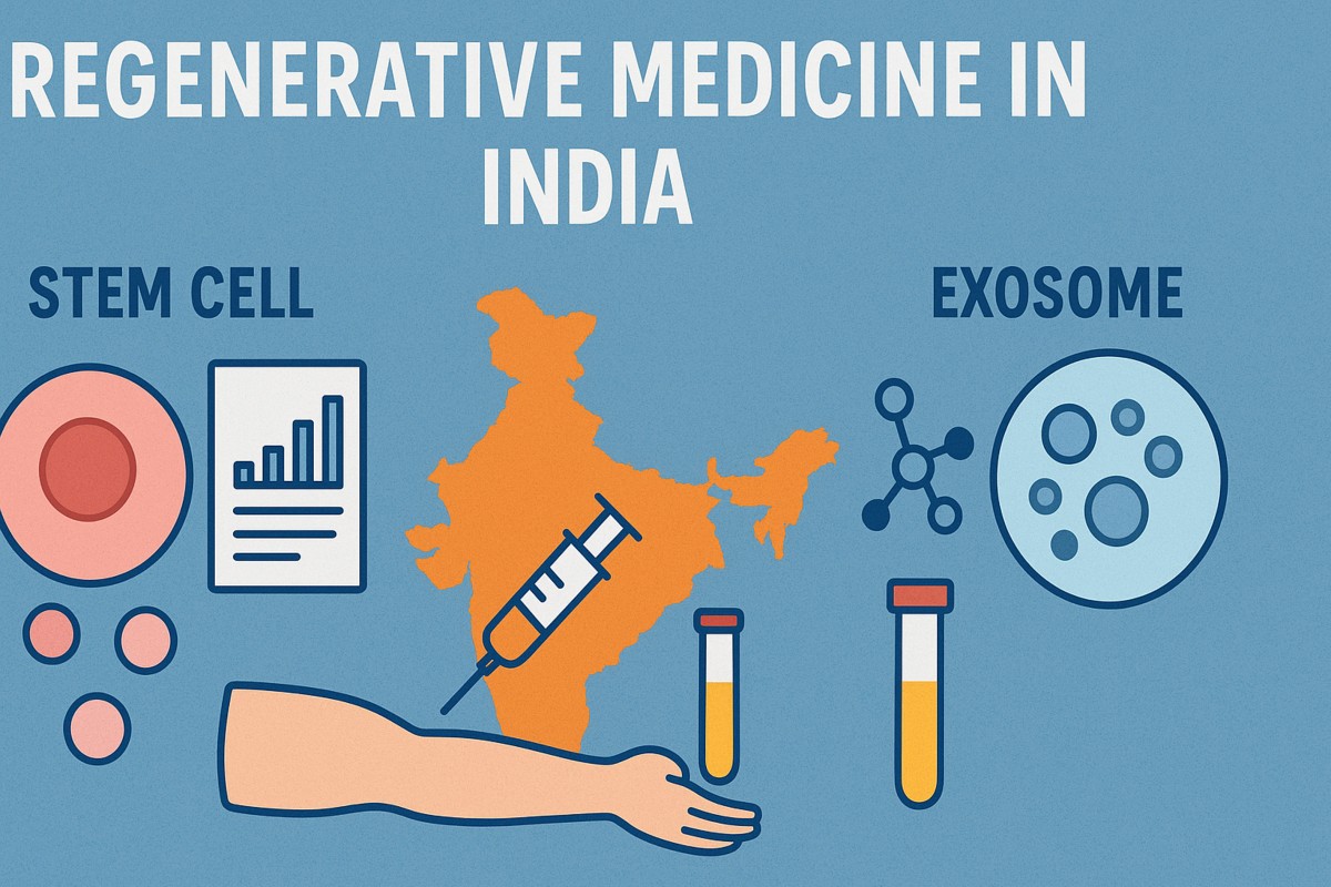 This is an image for topic Regenerative Medicine in India: Stem Cell, PRP, and Exosome Therapy Facts