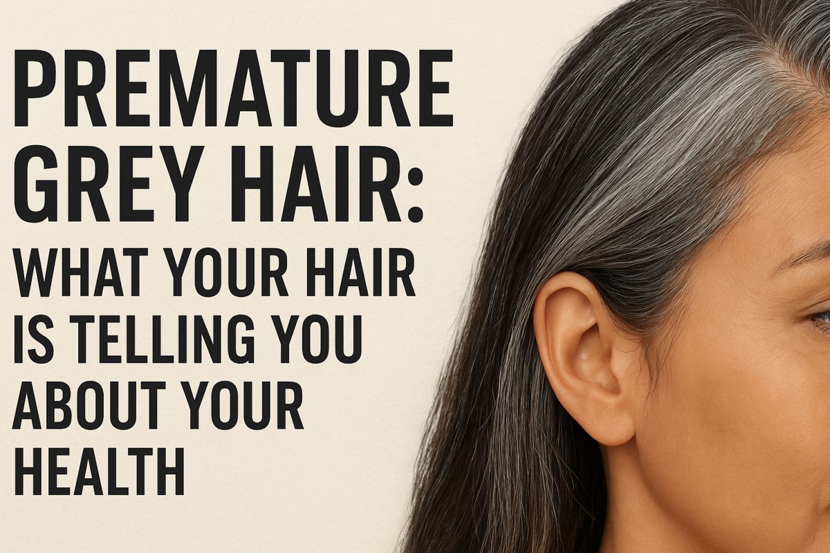 This is an image for topic Premature Grey Hair: What Your Hair Is Telling You About Your Health