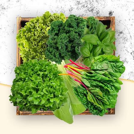 Green leafy vegetables 