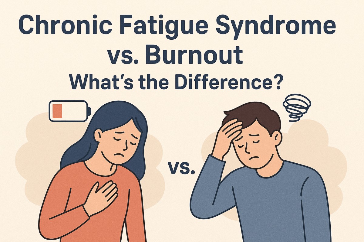 This is an image for topic Chronic Fatigue Syndrome vs. Burnout: What’s the Difference?