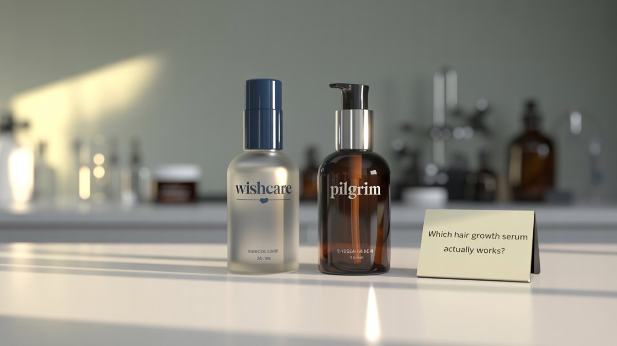 This is an image for topic Wishcare vs Pilgrim: Which Hair Growth Serum Should You Buy?