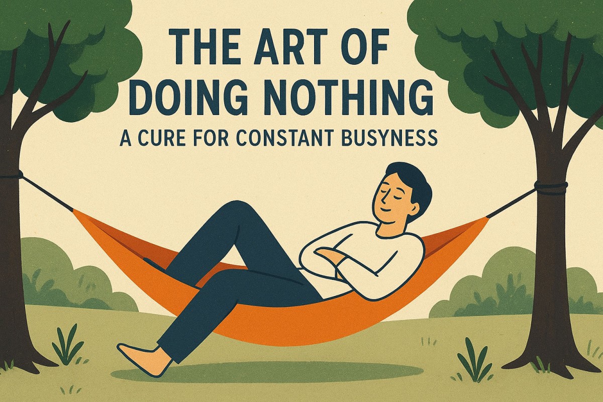 This is an image for topic The Art of Doing Nothing: A Cure for Constant Busyness