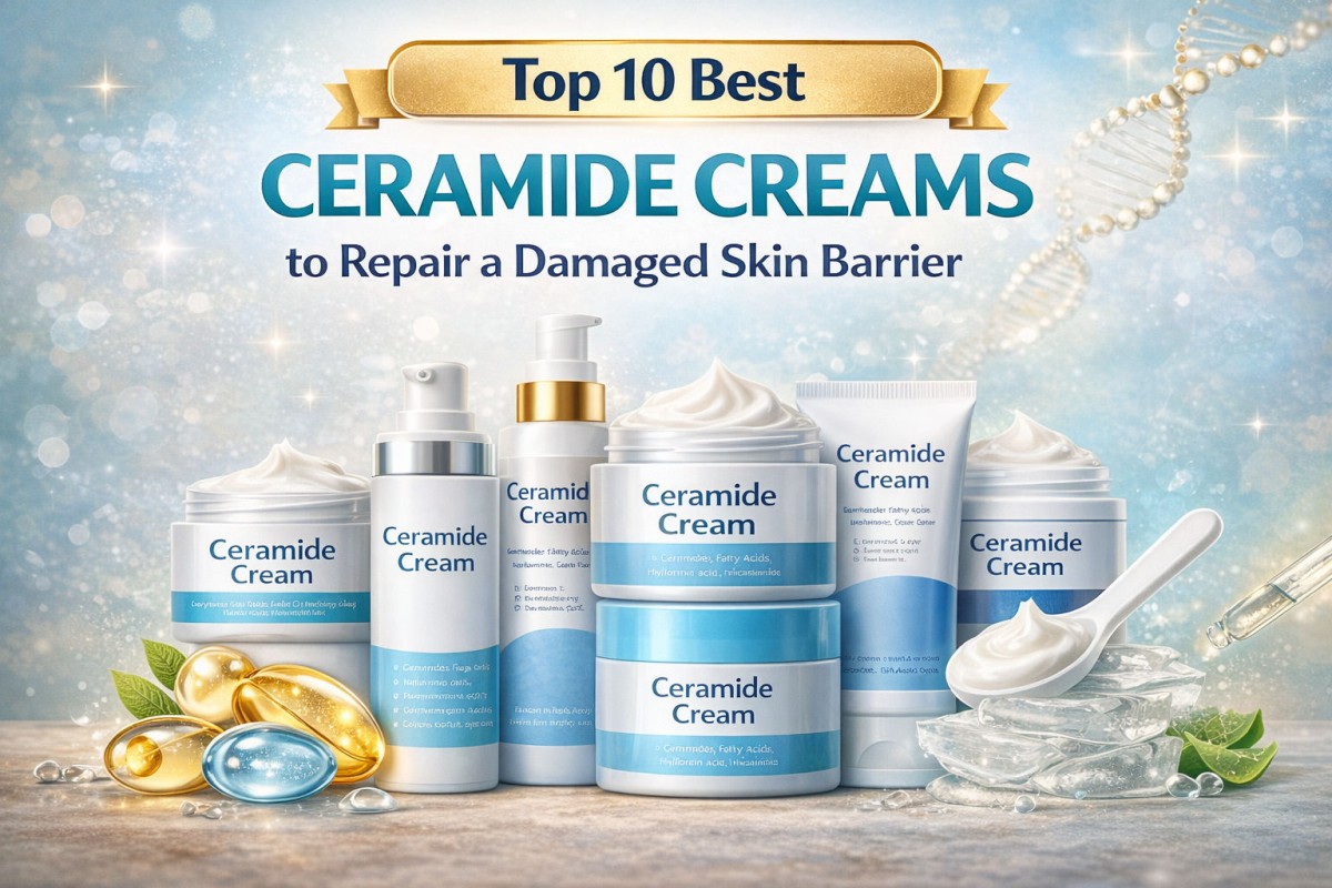 This is an image for topic Top 10 Best Ceramide Creams to Repair a Damaged Skin Barrier