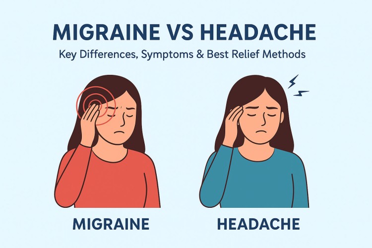 Migraine vs Headache: Key Differences, Symptoms & Best Relief Methods