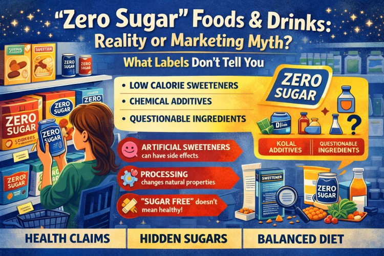 Zero Sugar” Foods & Drinks: Reality or Marketing Myth? What Labels Don’t Tell You?