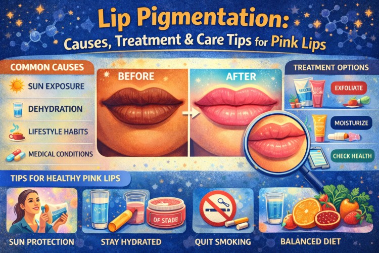 Lip Pigmentation: Causes, Treatment & Care Tips for Pink Lips
