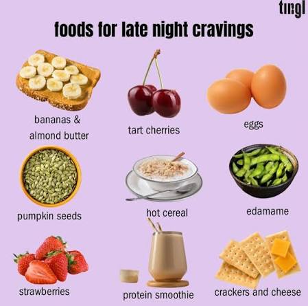 Healthy alternatives for late night cravings