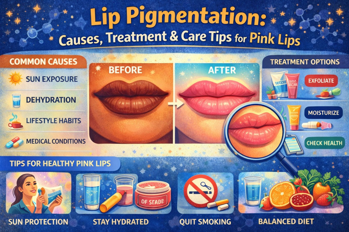 This is an image for topic Lip Pigmentation: Causes, Treatment & Care Tips for Pink Lips