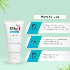 Steps to use Sebamed Face Gel