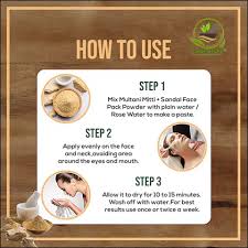 Steps for applying Multani meethi