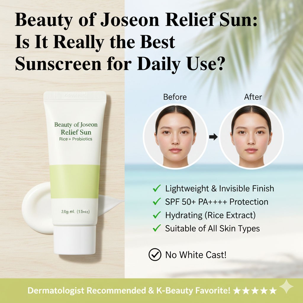 This is an image for topic Beauty of Joseon Relief Sun: Is It Really the Best Sunscreen for Daily Use?