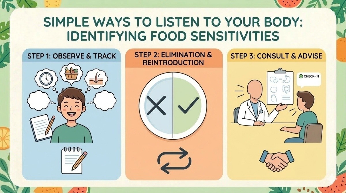 This is an image for topic How to Identify Food Sensitivities (Simple Ways to Listen to Your Body)