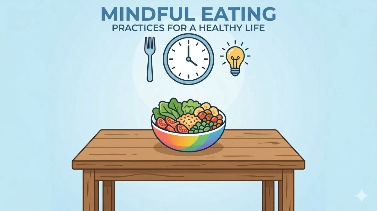 This is an image for topic What Is Mindful Eating and Why Is It Important? (A Simple Habit That Can Change How You Eat)