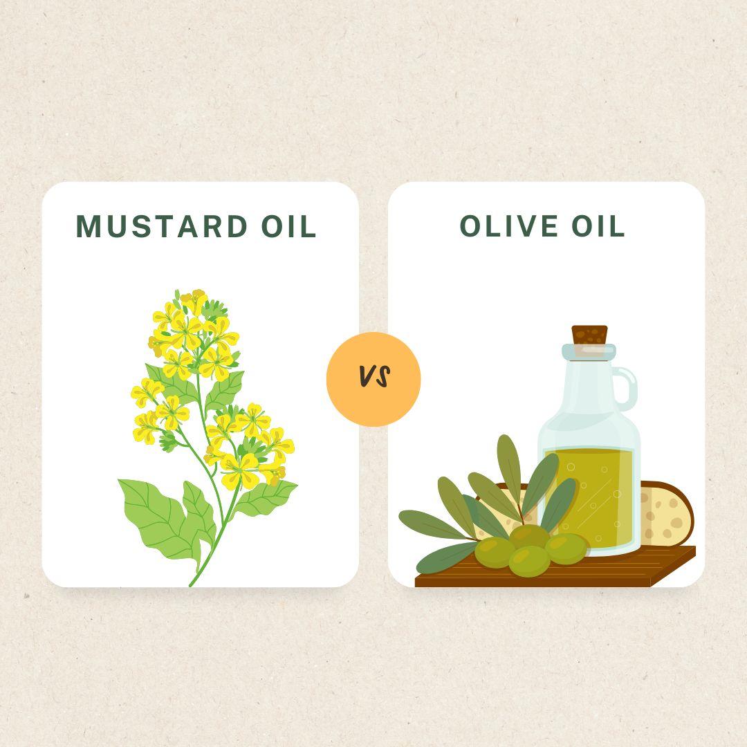 Which is healthier: olive oil or mustard oil?