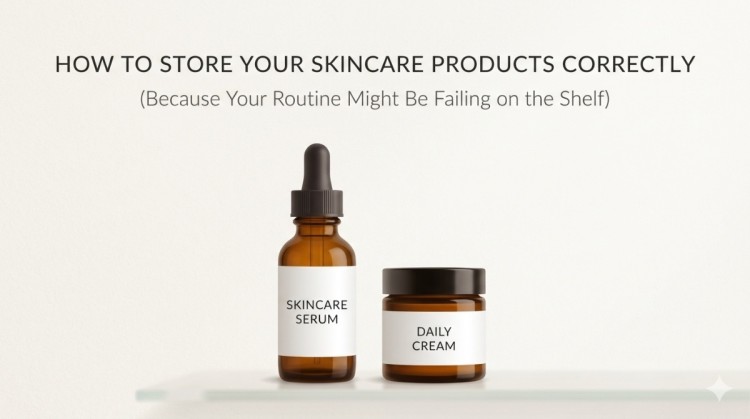 How to Store Your Skincare Products Correctly (Because Your Routine Might Be Failing on the Shelf)