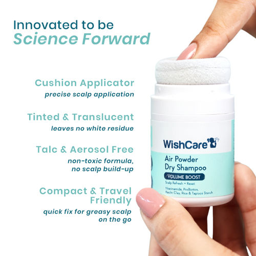 Advantages of Wishcare Dry Shampoo 