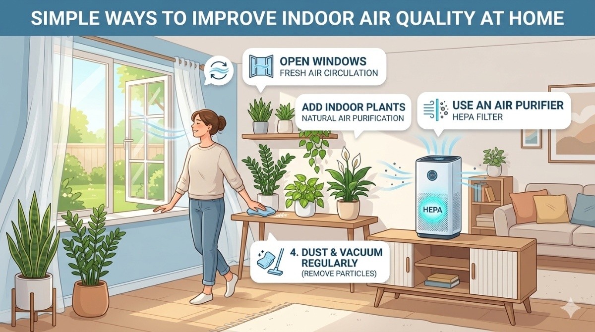 This is an image for topic Simple Ways to Improve Air Quality at Home 