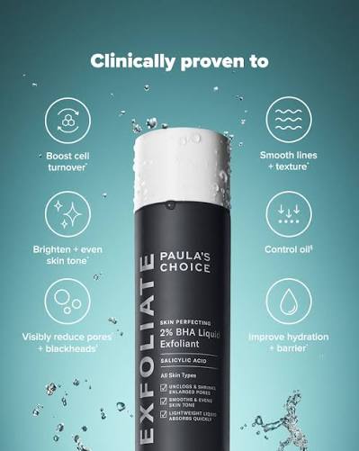 Scientific effectiveness of Paula’s Choice Skin Perfecting 2% BHA Liquid Exfoliant Review