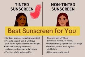 Difference between normal sunscreen and tinted sunscreen